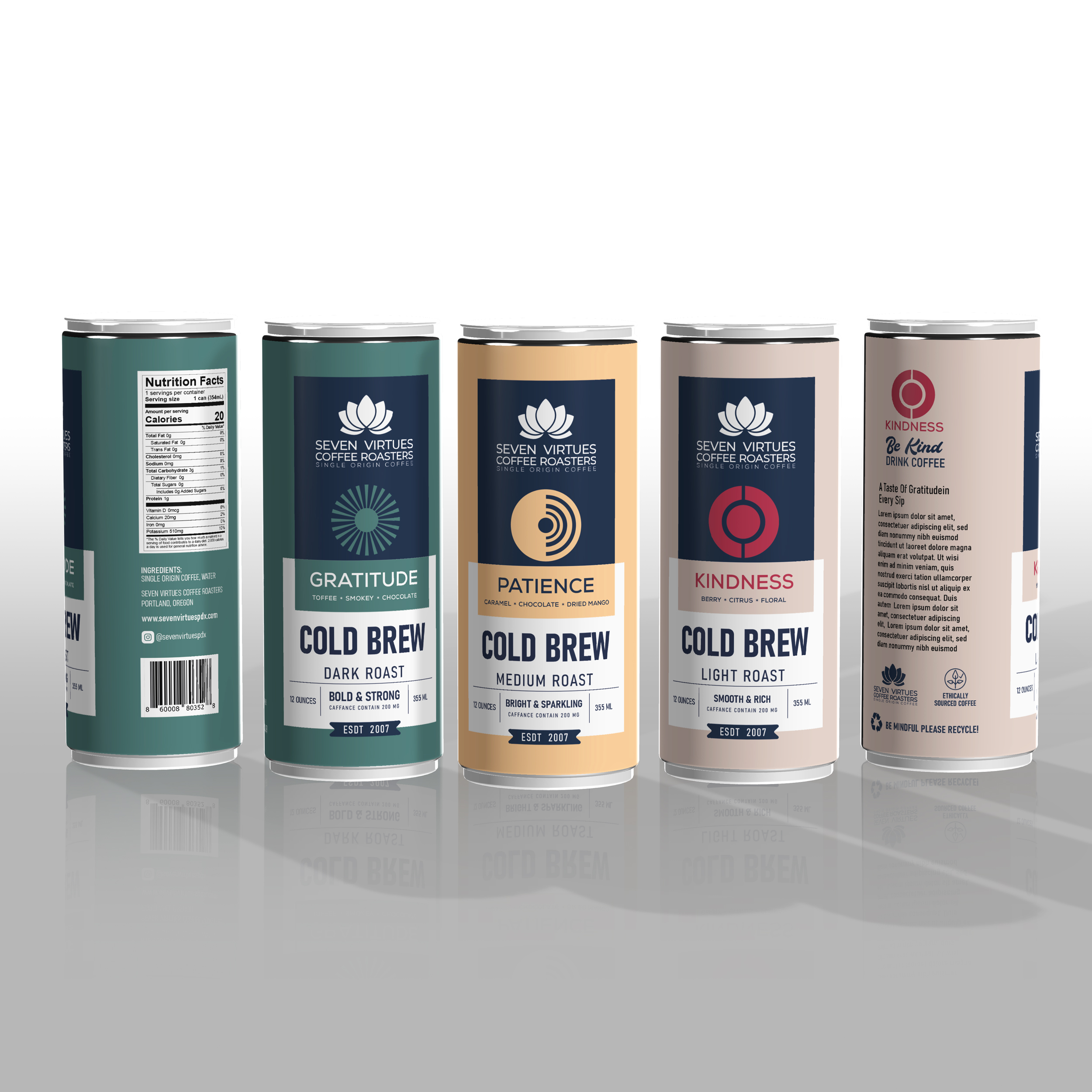 Packaging Design by mscreations.lk for Seven Virtues Coffee Roasters | Design #34055121