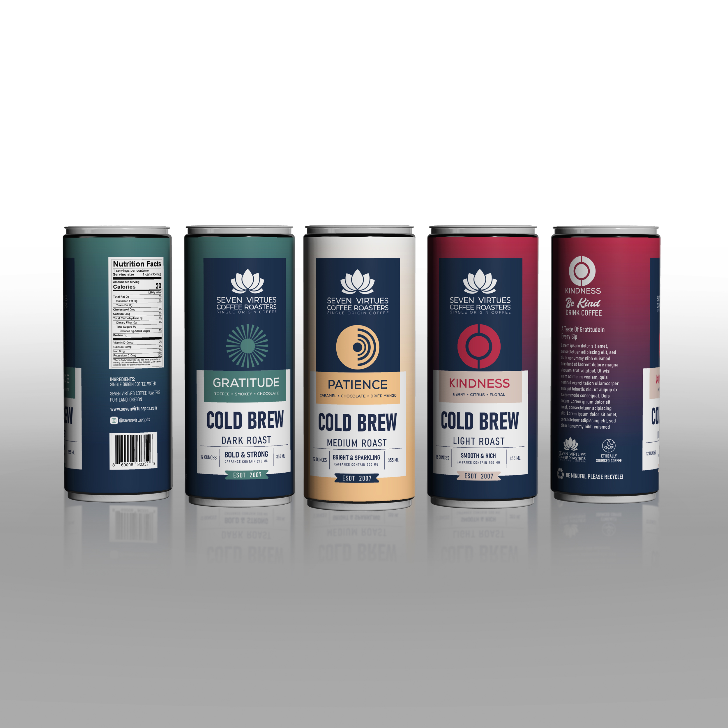 Packaging Design by mscreations.lk for Seven Virtues Coffee Roasters | Design #34055185