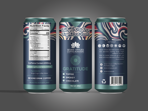 Packaging Design by HT Graphic for Seven Virtues Coffee Roasters | Design: #34043956