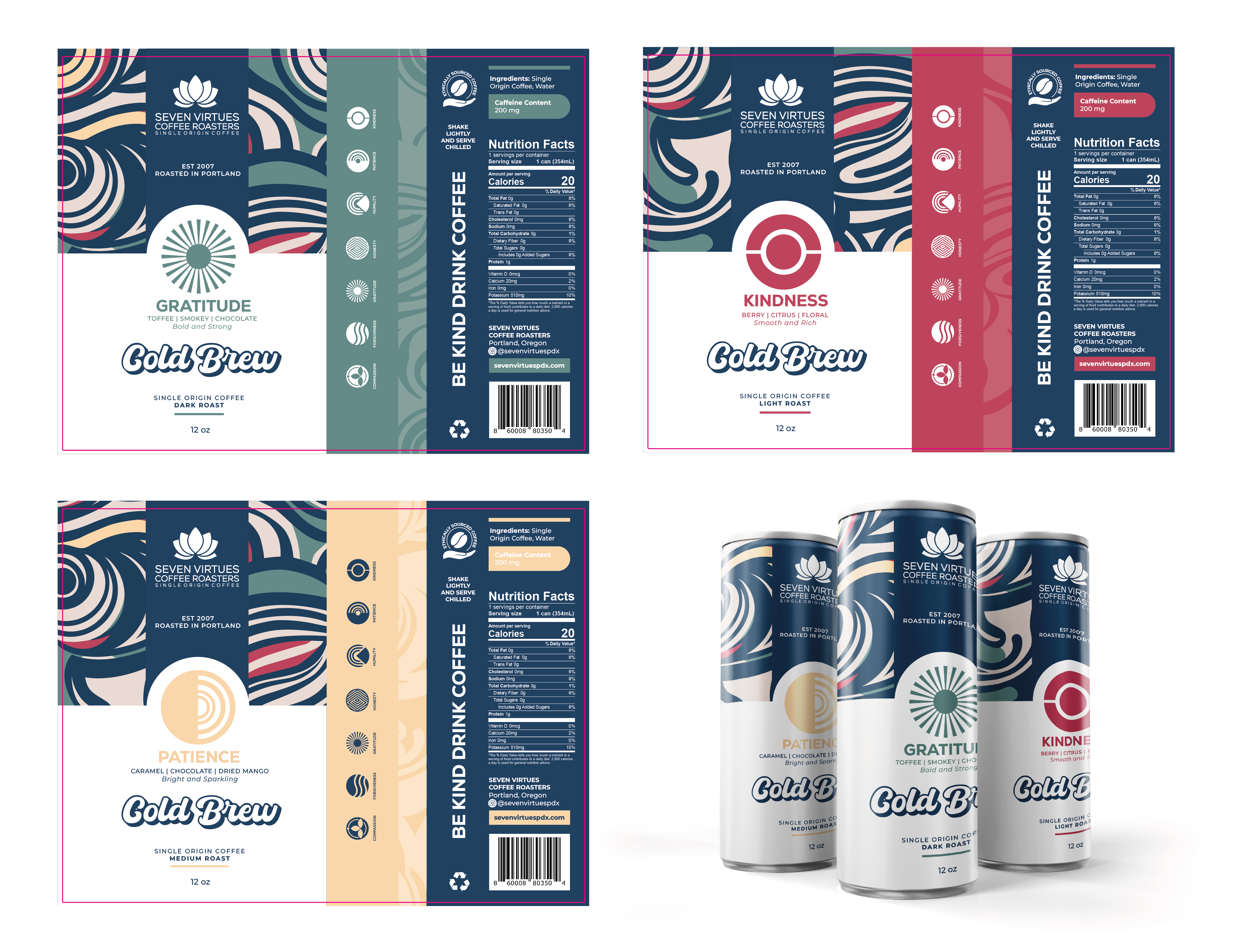 Design Emballage par Limonero DG pour Seven Virtues Coffee Roasters | Design #34039144