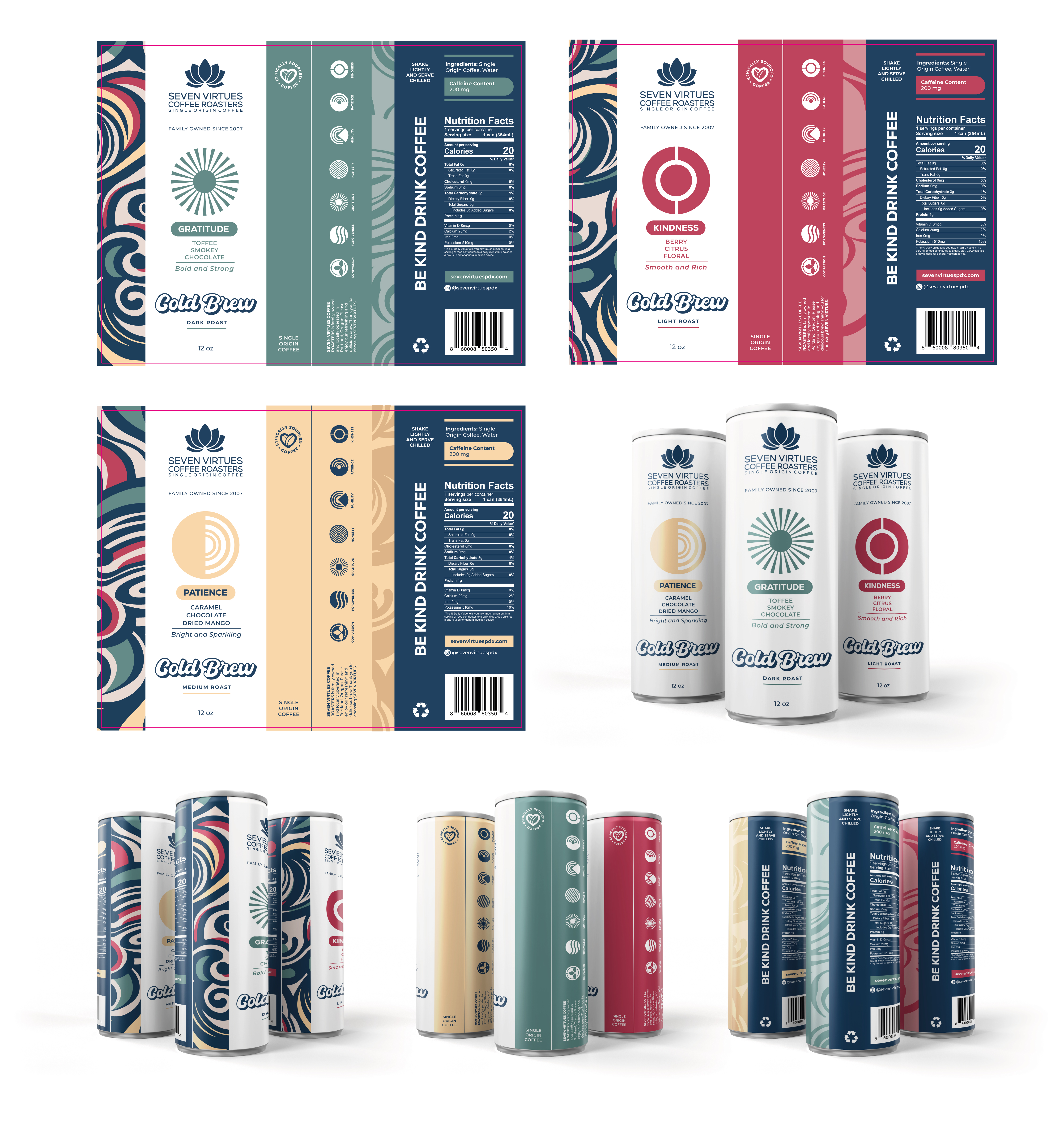 Design Emballage par Limonero DG pour Seven Virtues Coffee Roasters | Design : #34087907