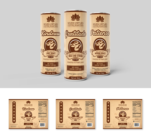 Packaging Design by QasimGraphfix for Seven Virtues Coffee Roasters | Design: #34064365