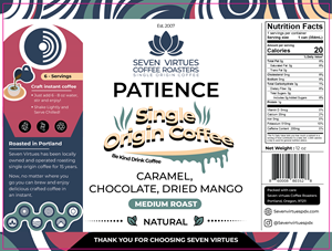Packaging Design by Hakkinan for Seven Virtues Coffee Roasters | Design: #34050011