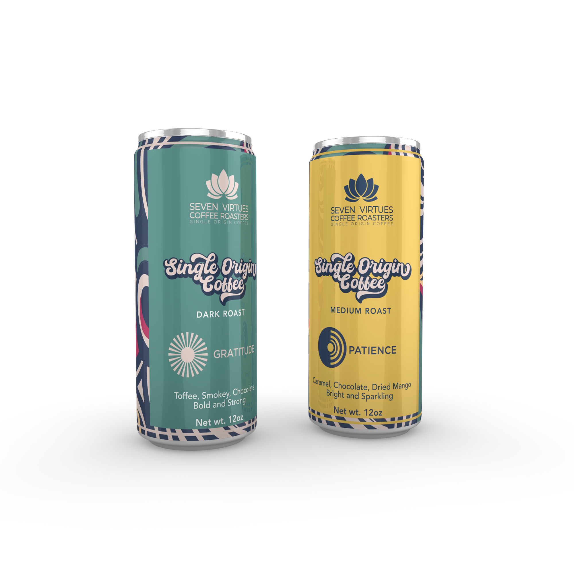 Packaging Design by Giovanni for Seven Virtues Coffee Roasters | Design #34035356