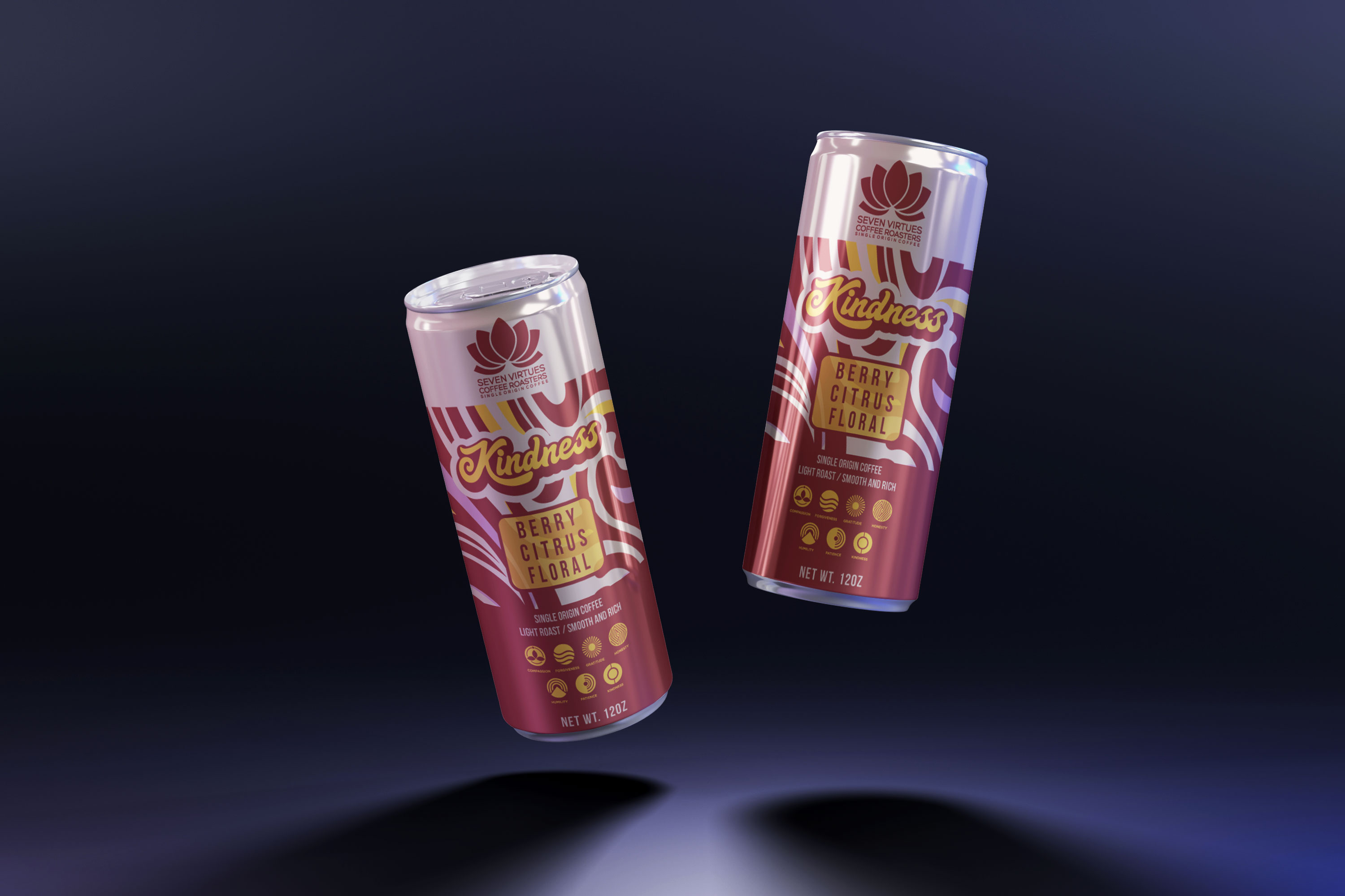 Packaging Design by Ibrahim Akash for Seven Virtues Coffee Roasters | Design #34023453