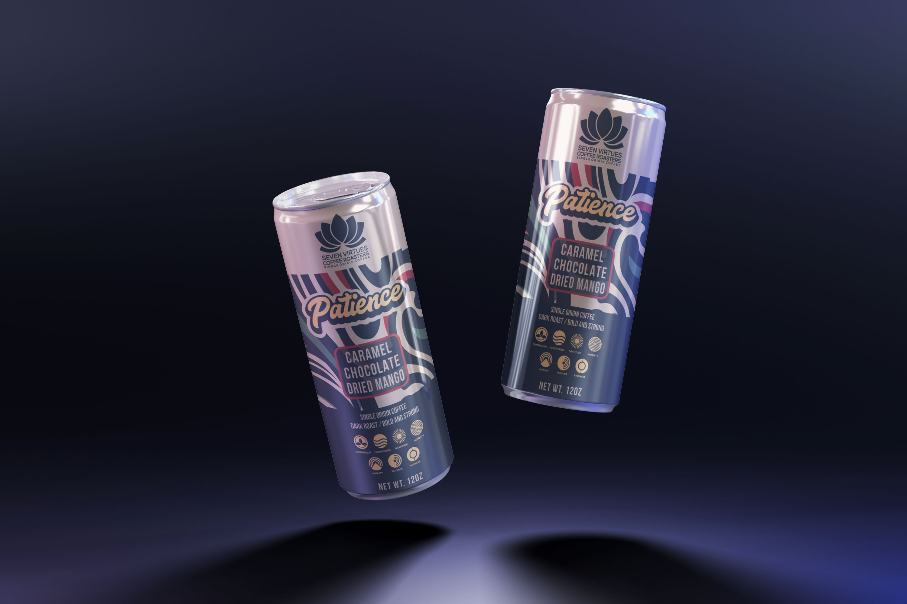 Packaging Design by Ibrahim Akash for Seven Virtues Coffee Roasters | Design #34023455