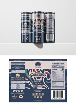 Packaging Design by Ibrahim Akash for Seven Virtues Coffee Roasters | Design: #34027733