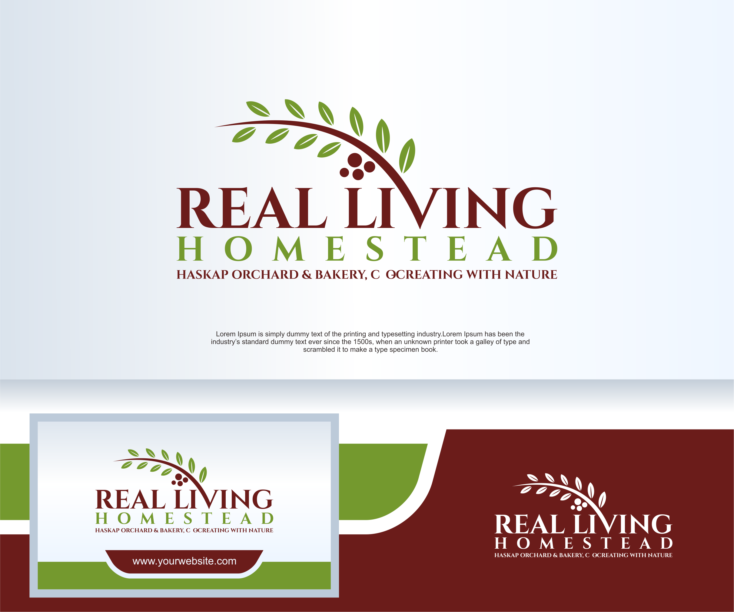 Logo Design by Apache Kretek for Real Living Homestead | Design #34033866