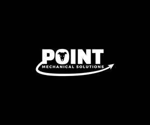 Logo Design by James J. for Point Mechanical Solutions | Design: #34129642