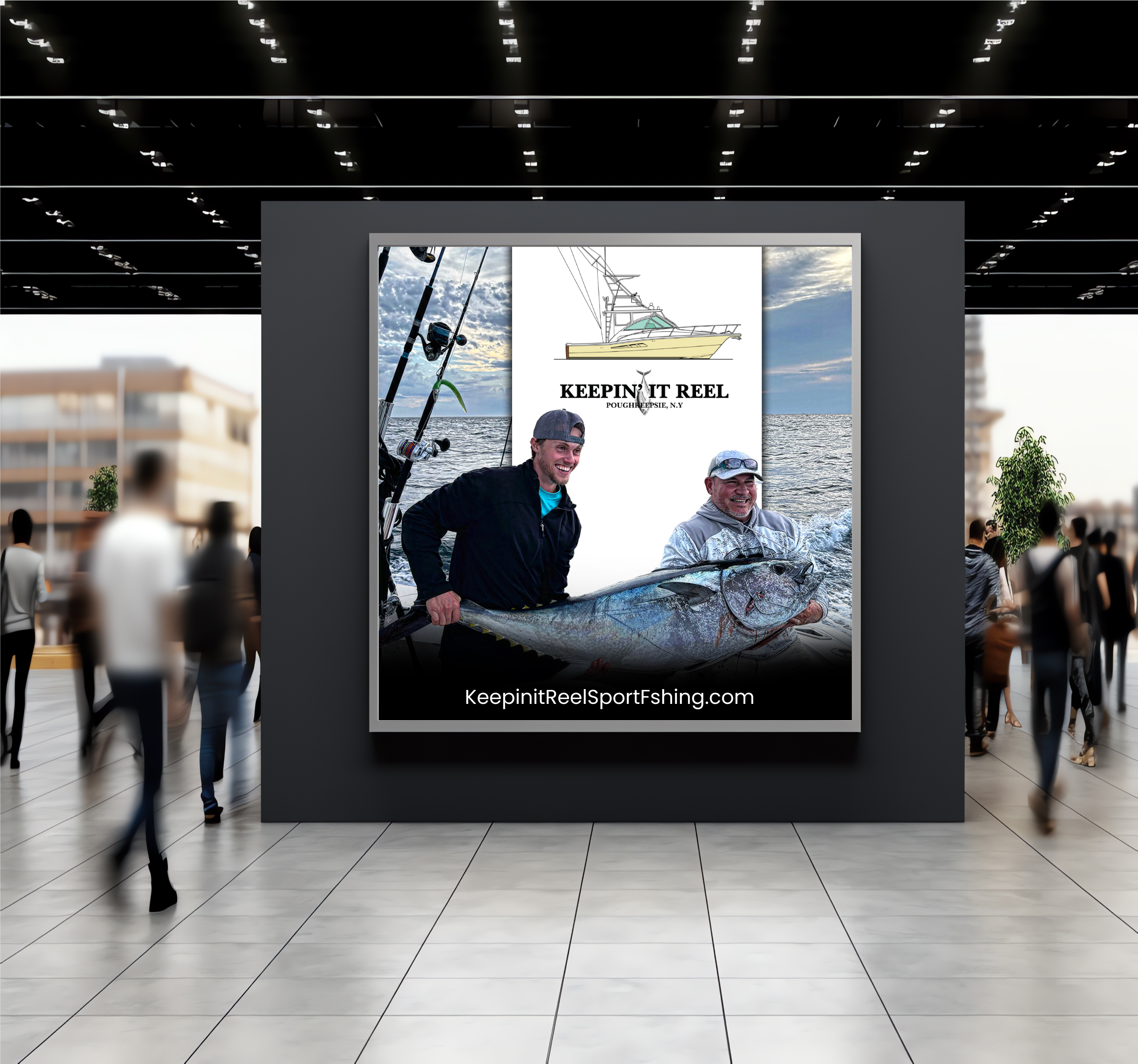 Trade Show Booth Design by WrapTonic24 for Keepin it reel sportfishing | Design #34076245