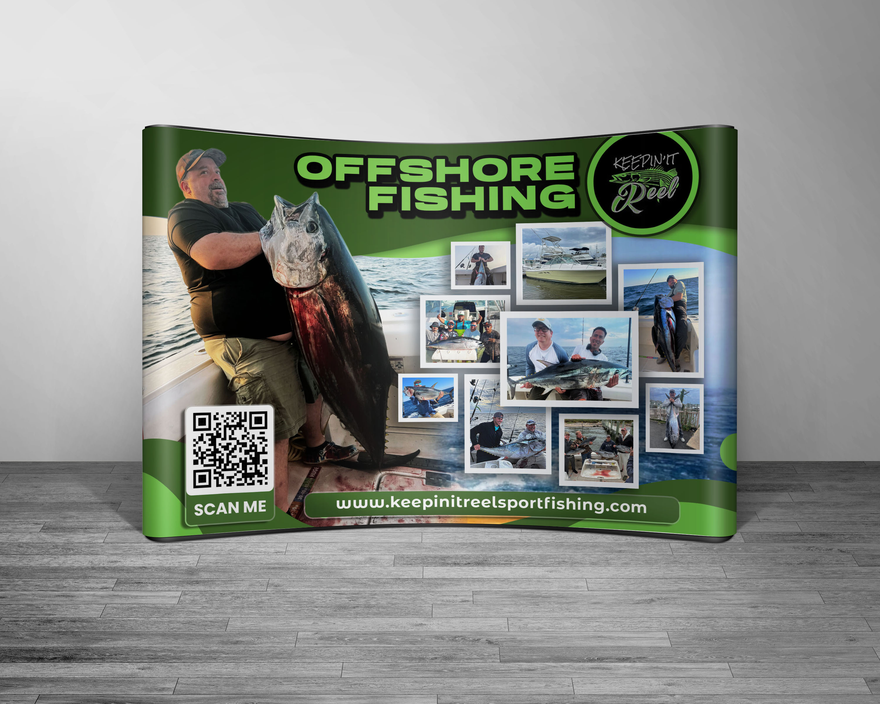 Trade Show Booth Design by Anhar for Keepin it reel sportfishing | Design #34254721