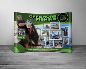 Trade Show Booth Design by Anhar for Keepin it reel sportfishing | Design: #34255027