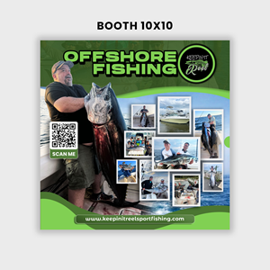 Trade Show Booth Design by Anhar for Keepin it reel sportfishing | Design: #34257874