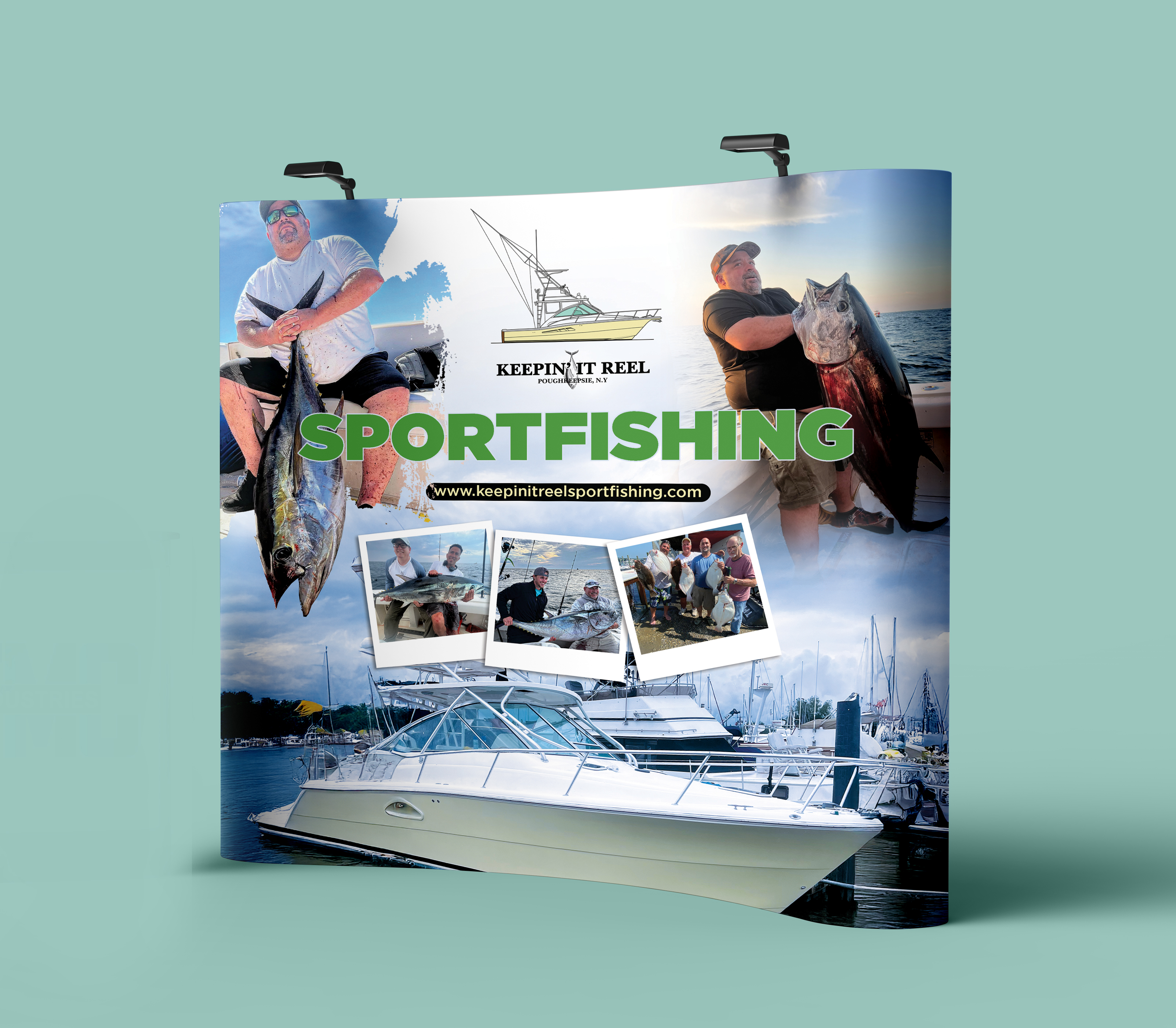 Trade Show Booth Design by Sun Creative for Keepin it reel sportfishing | Design #34039636