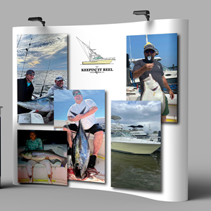 Trade Show Booth Design by YourLogoMaster for Keepin it reel sportfishing | Design: #34036149