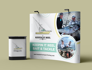 Trade Show Booth Design by artbitin for Keepin it reel sportfishing | Design: #34034185