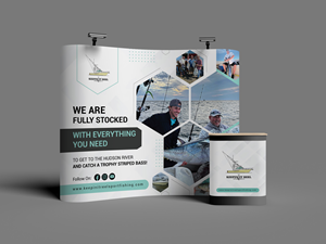 Trade Show Booth Design by artbitin for Keepin it reel sportfishing | Design: #34034854