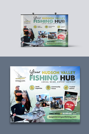 Trade Show Booth Design by debdesign for Keepin it reel sportfishing | Design: #34035451