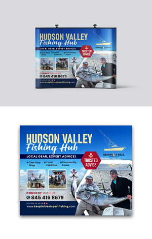 Trade Show Booth Design by debdesign for Keepin it reel sportfishing | Design: #34035594