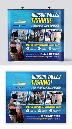Trade Show Booth Design by debdesign for Keepin it reel sportfishing | Design: #34035601