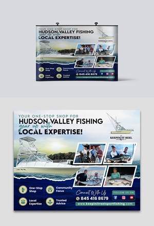 Trade Show Booth Design by debdesign for Keepin it reel sportfishing | Design: #34035646