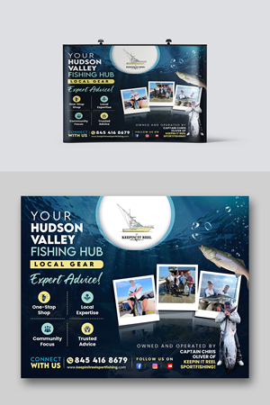 Trade Show Booth Design by debdesign for Keepin it reel sportfishing | Design: #34035882