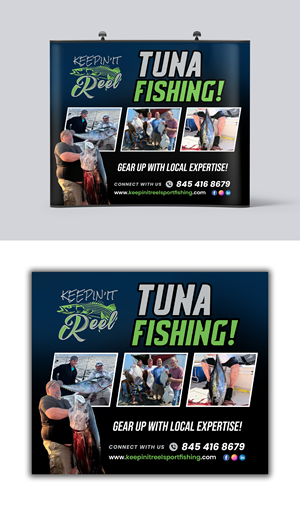 Trade Show Booth Design by debdesign for Keepin it reel sportfishing | Design: #34061672