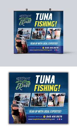 Trade Show Booth Design by debdesign for Keepin it reel sportfishing | Design: #34061673