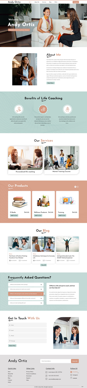 Web Design by pb for this project | Design #34044732