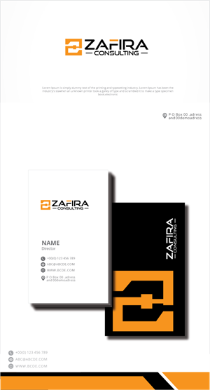 Logo Design by zebronicgraphic for Zafira Consulting | Design: #34035706