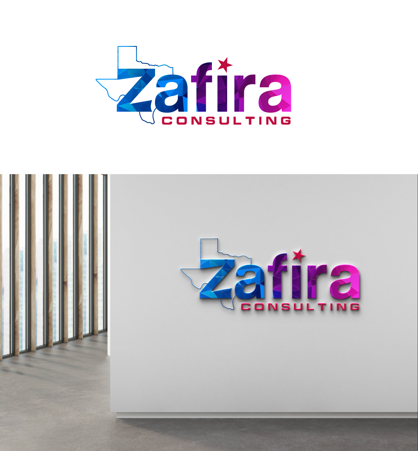 Logo Design by Rubia@ for Zafira Consulting | Design #34039527