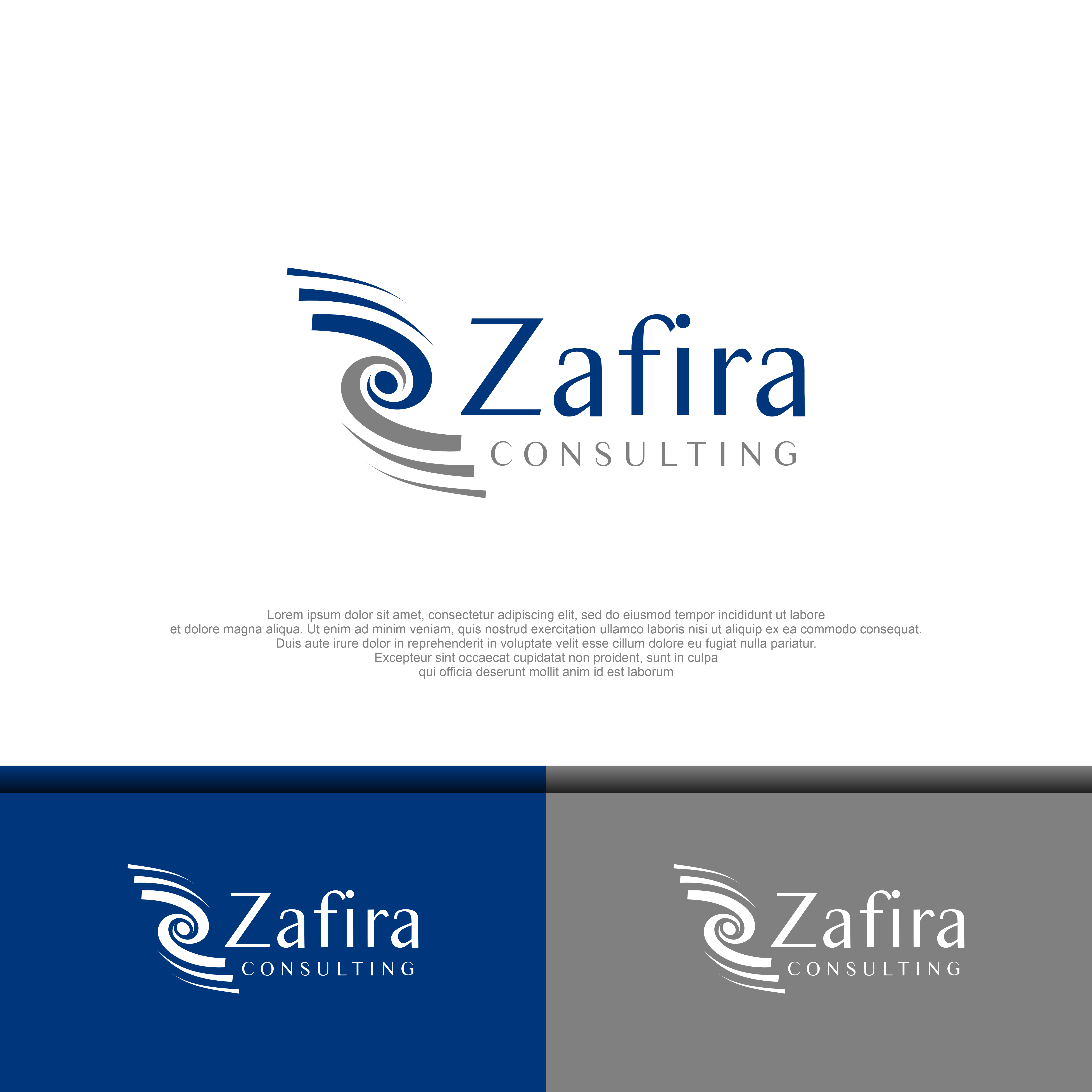 Diseño de Logo por gatripula para Zafira Consulting | Diseño #34032973