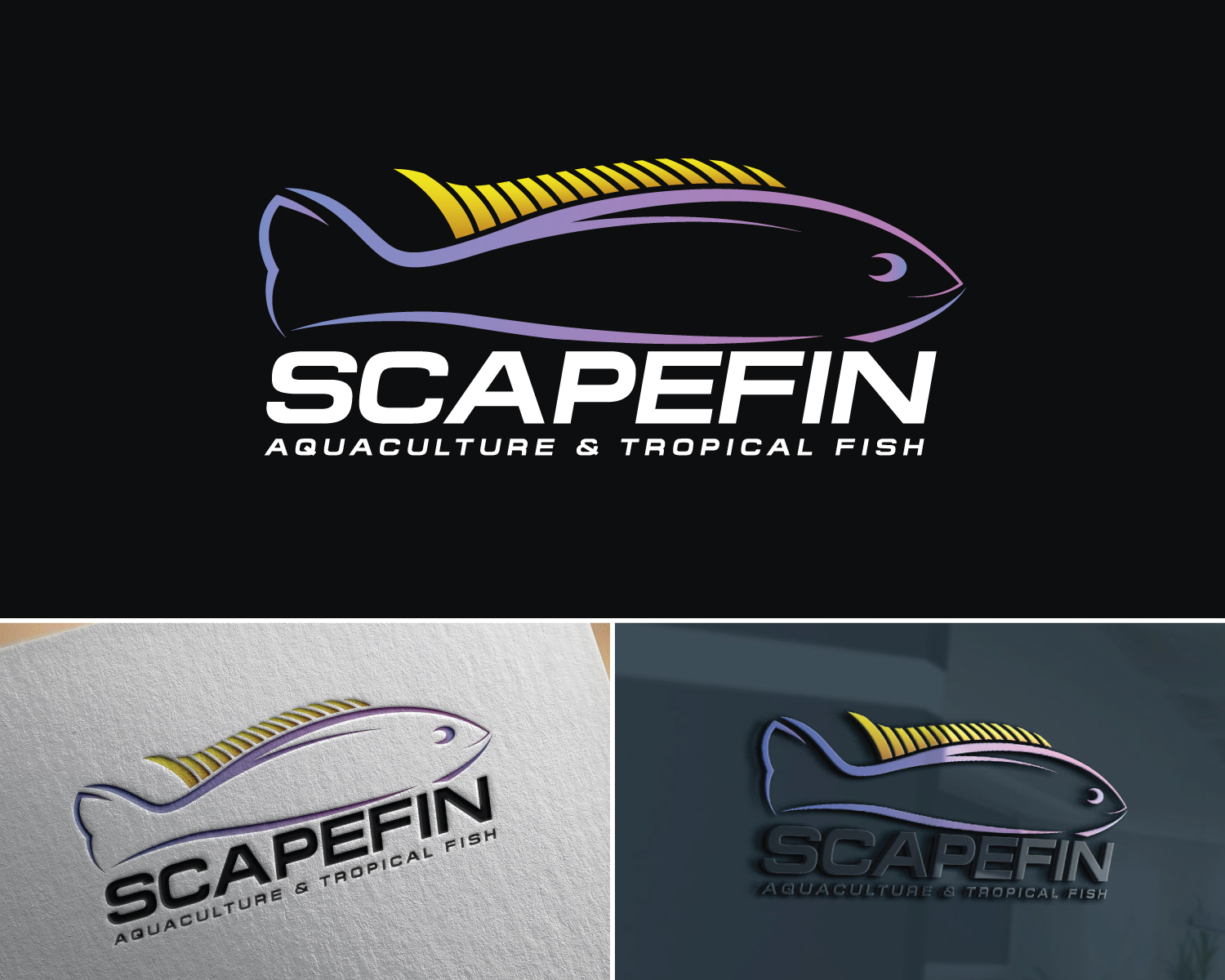 Logo Design by Atec for Scapefin Pty Ltd | Design #34045963