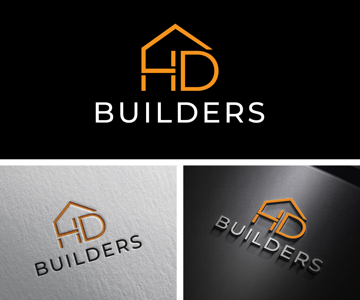 Logo Design by Adi Graphics for HD construction & excavation  | Design #34045621