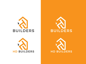 Logo Design by Cliping_path for HD construction & excavation  | Design: #34040306