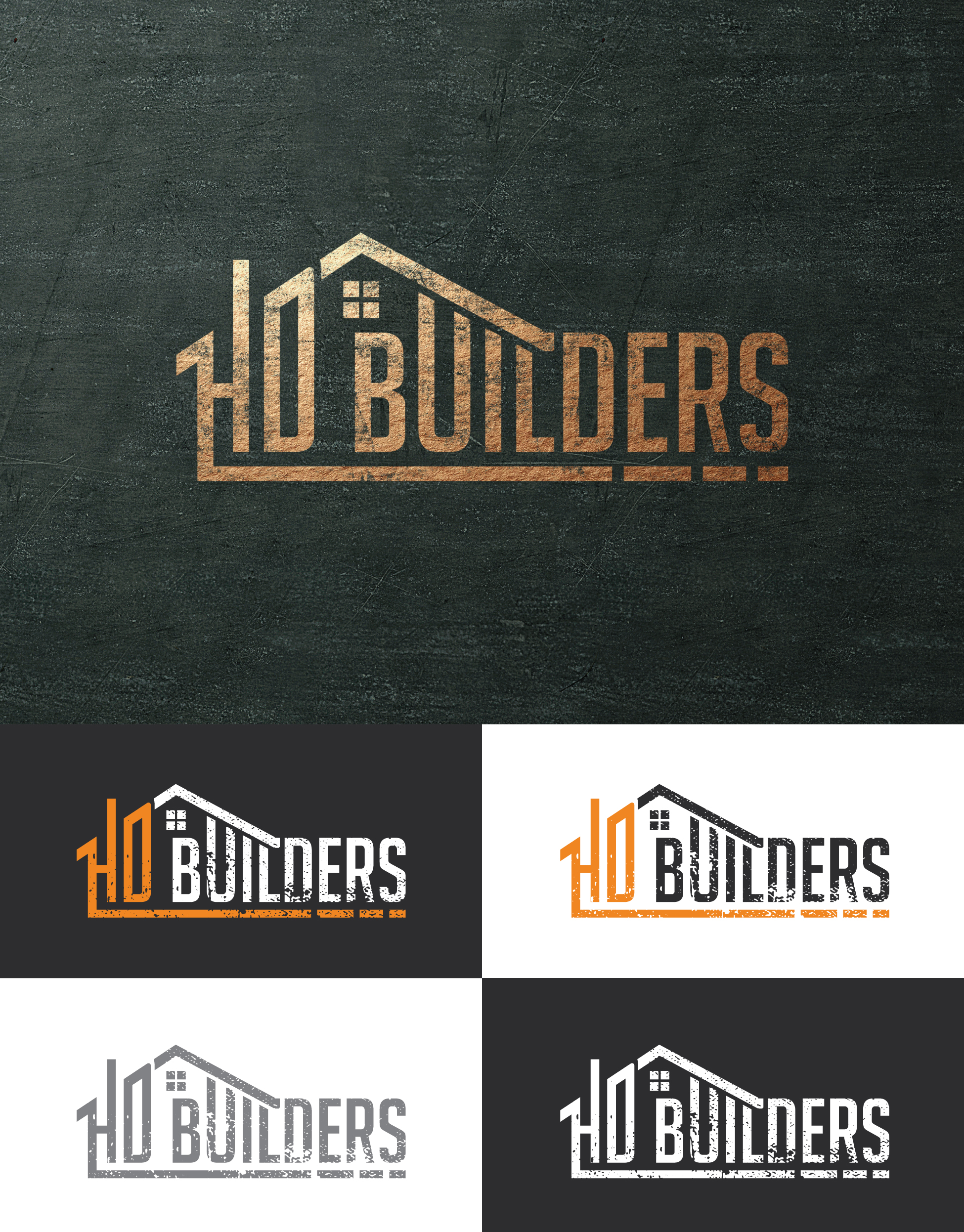 Logo-Design von StromDesignHub für HD construction & excavation  | Design #34044234