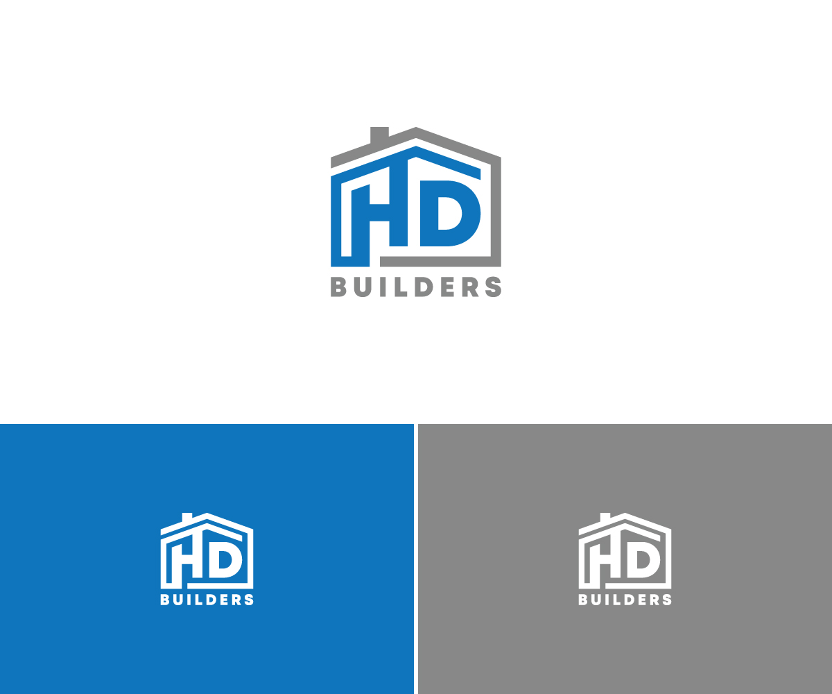 Logo Design by Widi Nalendra for HD construction & excavation  | Design #34040104
