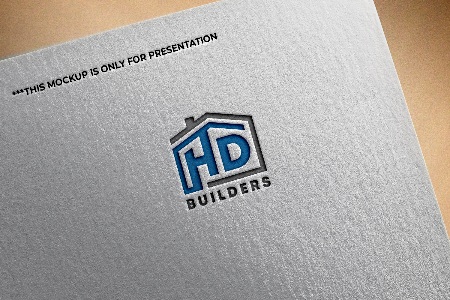 Logo Design by Widi Nalendra for HD construction & excavation  | Design #34040105