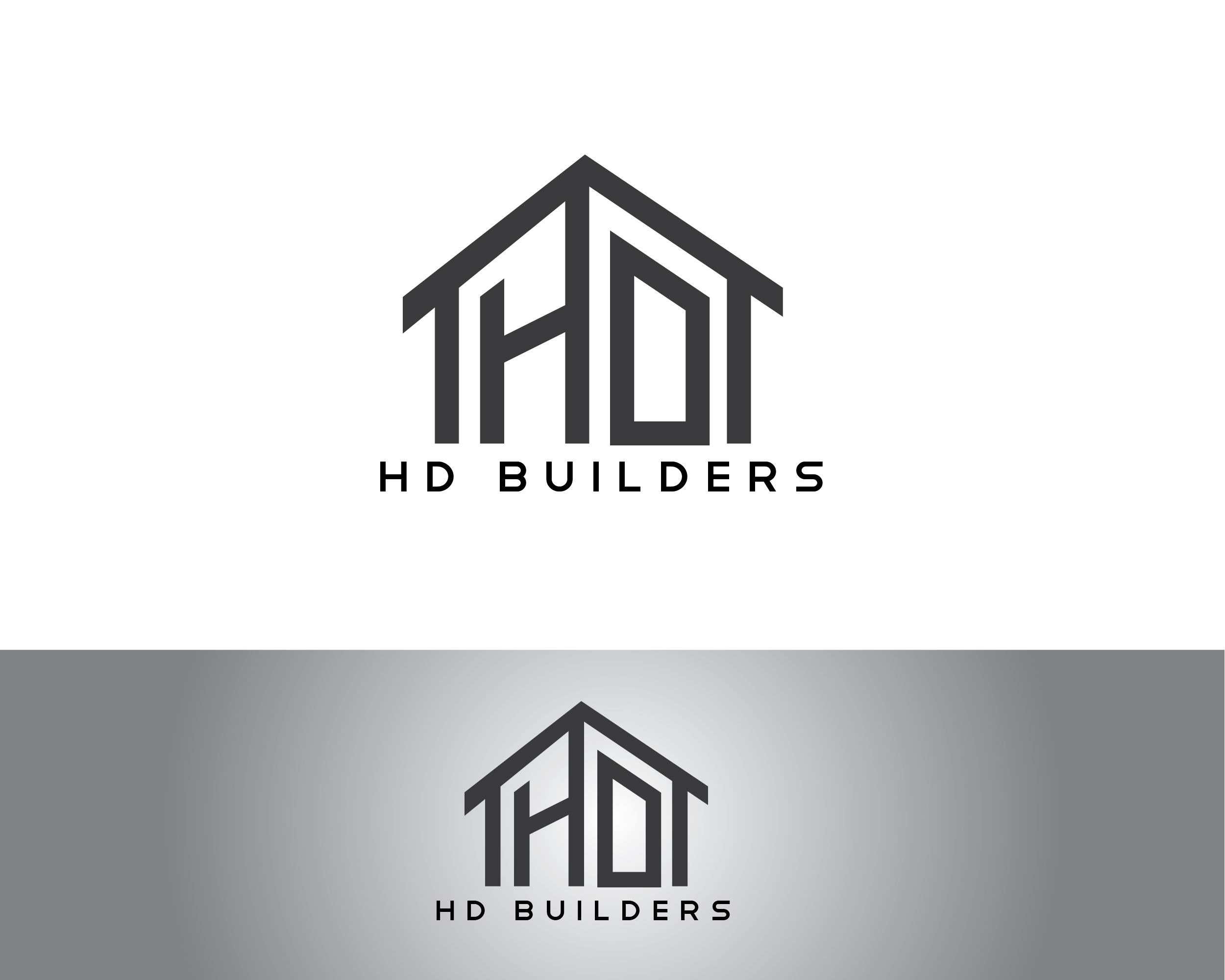 Logo Design by renderman for HD construction & excavation  | Design #34038820