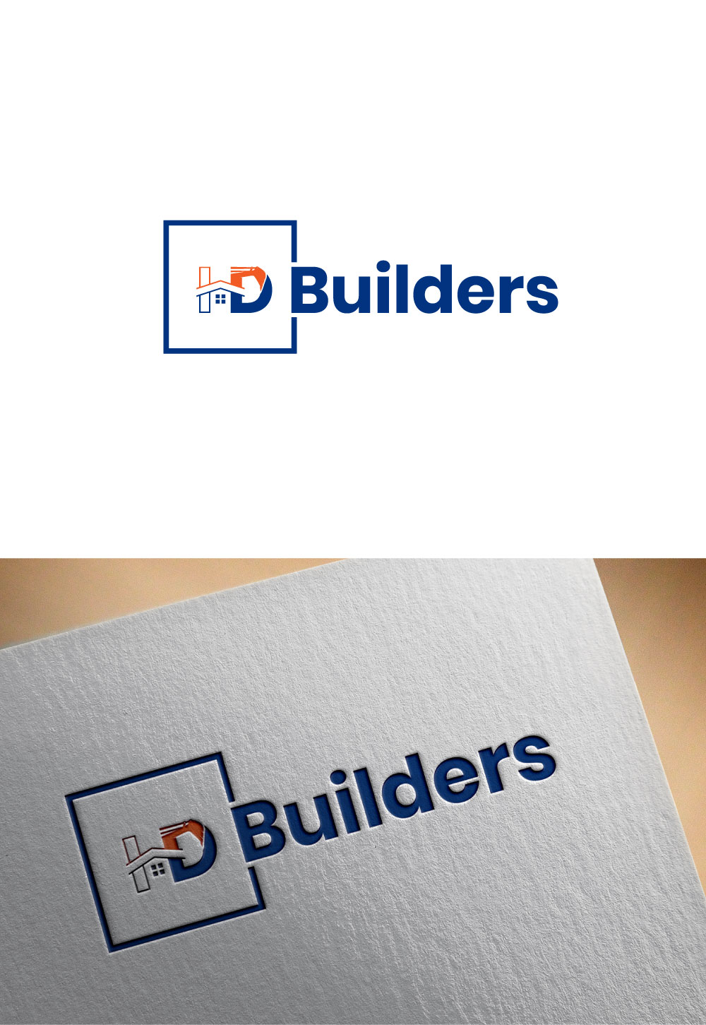 Logo Design by DesignVerse777 for HD construction & excavation  | Design #34041167