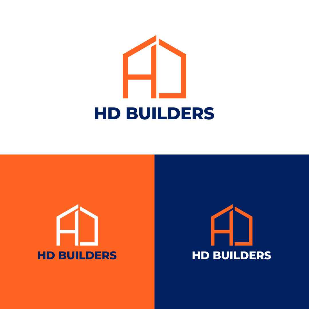 Logo Design by Andi Pratama for HD construction &amp; excavation  | Design #34046555