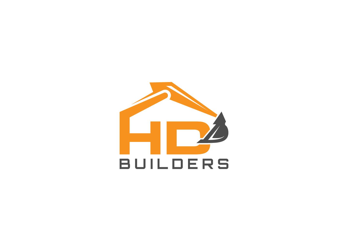 Diseño de Logo por ratul09 para HD construction & excavation  | Diseño #34039574
