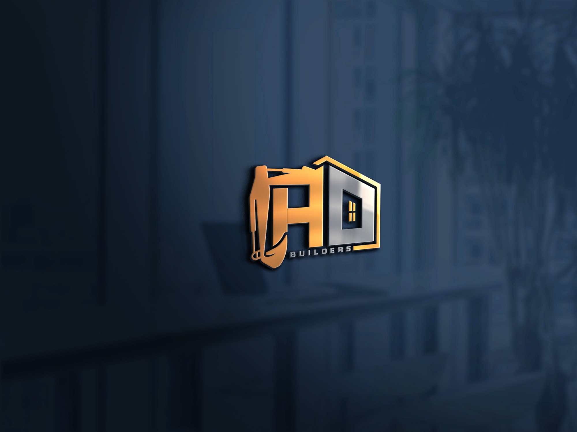 Logo Design by nasim33 for HD construction & excavation  | Design #34046899