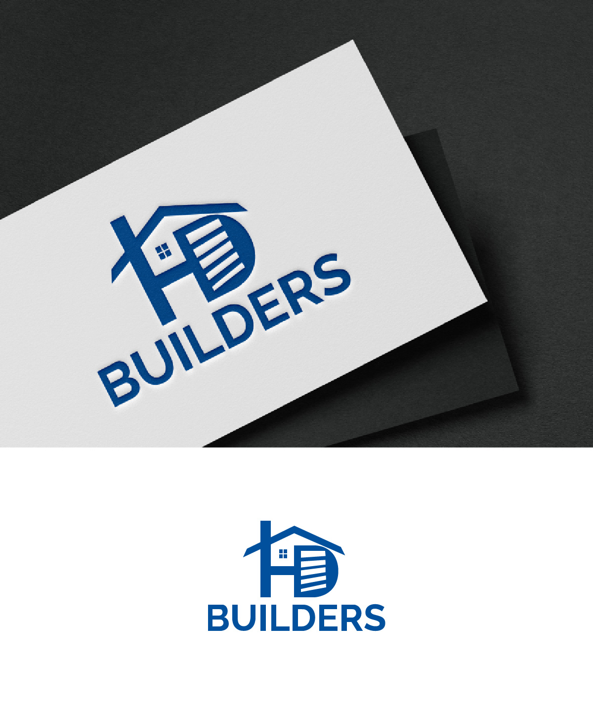 Logo Design by fly  design for HD construction & excavation  | Design #34043445