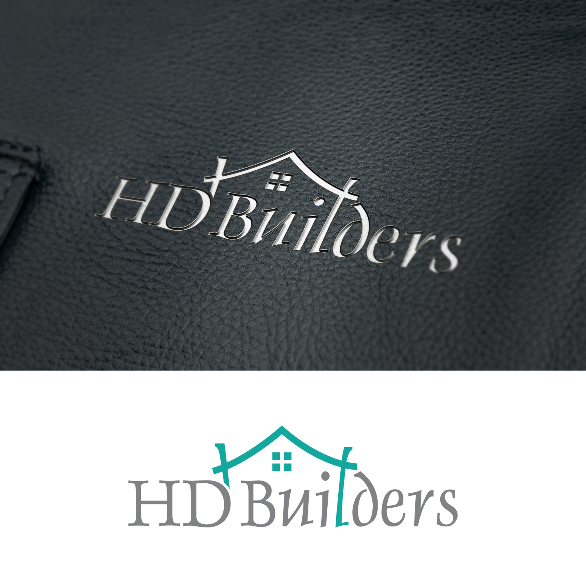 Logo Design by Impressive Designs for HD construction & excavation  | Design #34043207