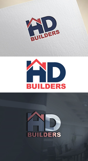 Logo Design by AB design ..... for HD construction & excavation  | Design: #34040076
