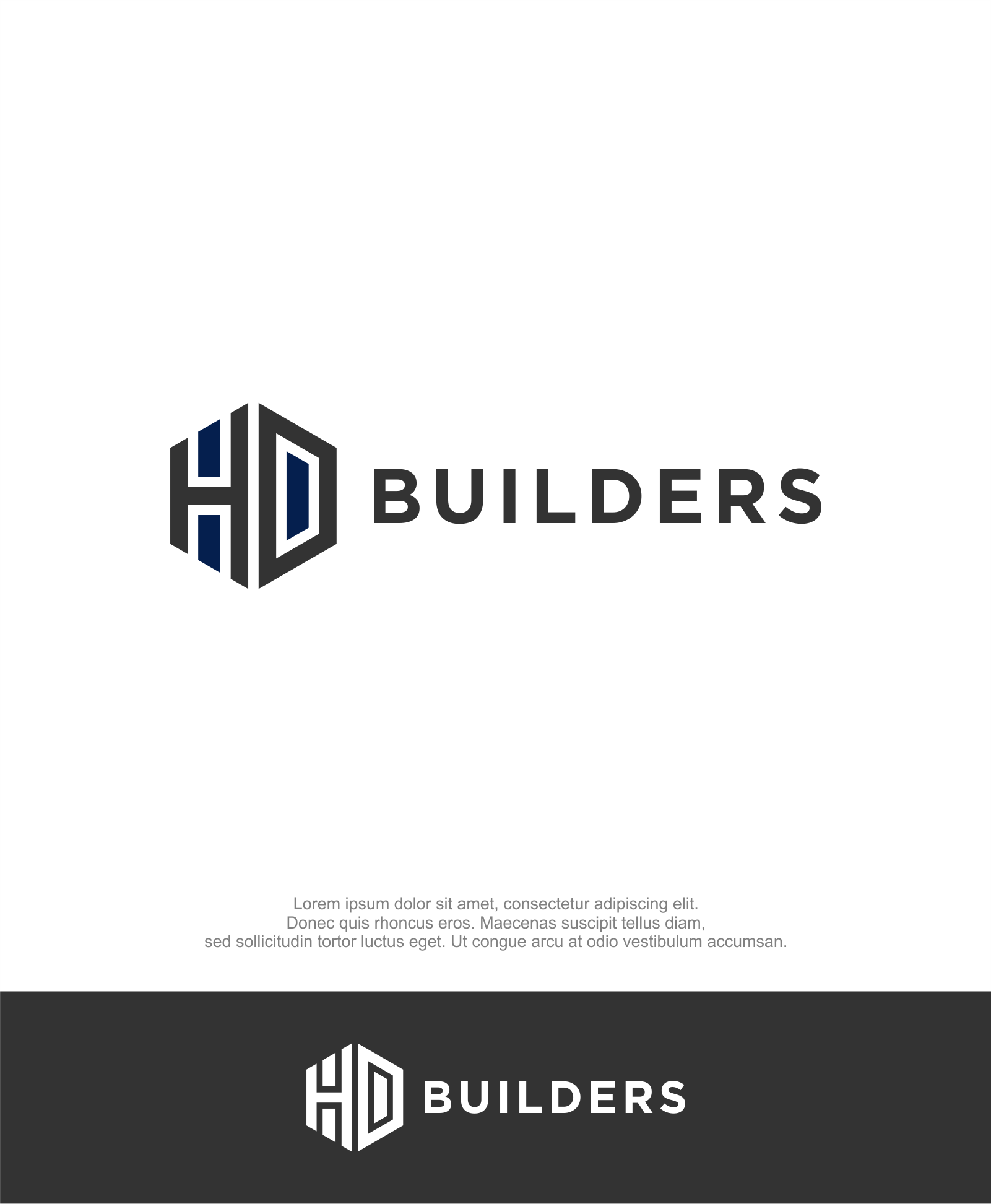 Logo Design by M.Syaiful Huda for HD construction & excavation  | Design #34039474