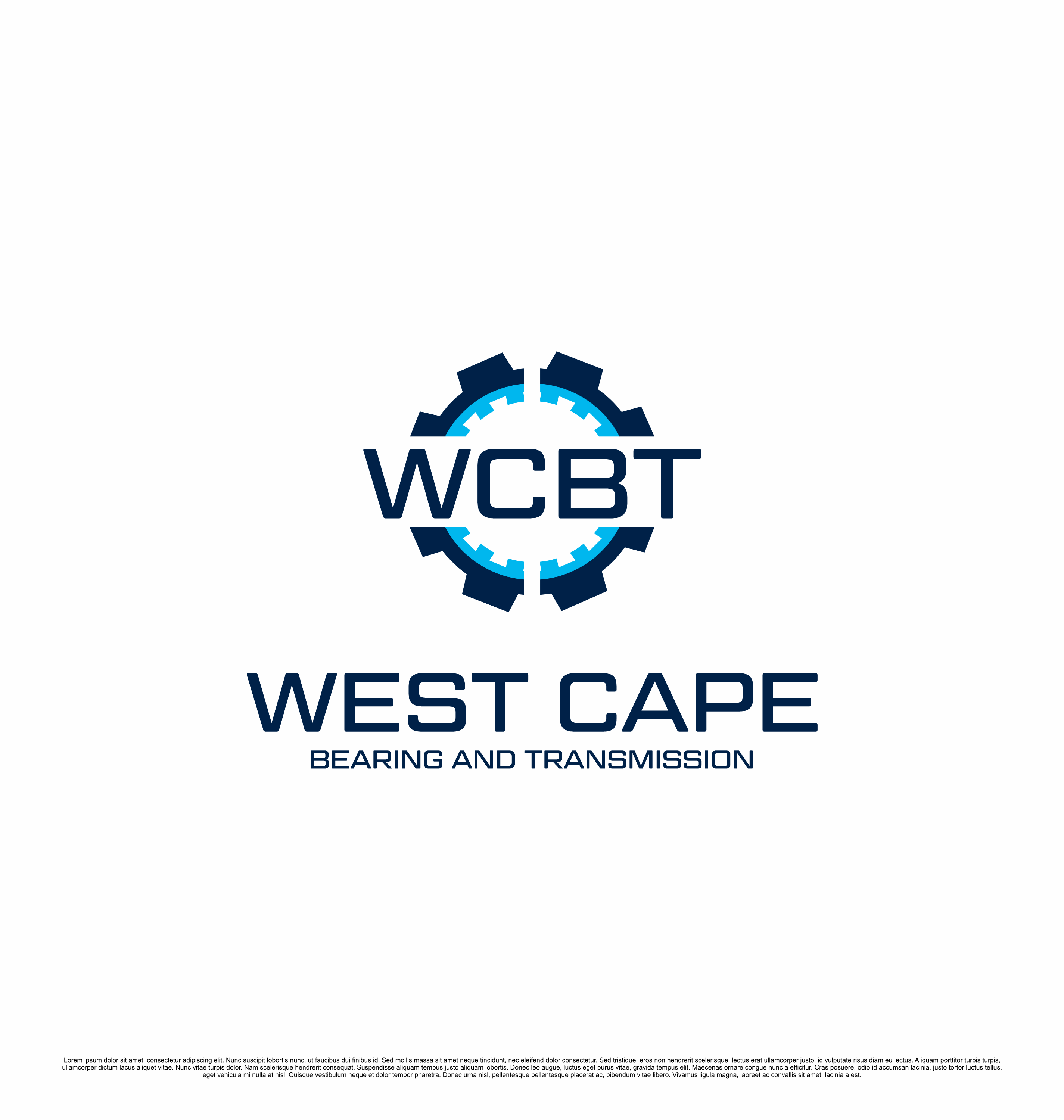 Logo Design by saesean for WEST CAPE BEARING AND TRANSMISSION | Design #34058158