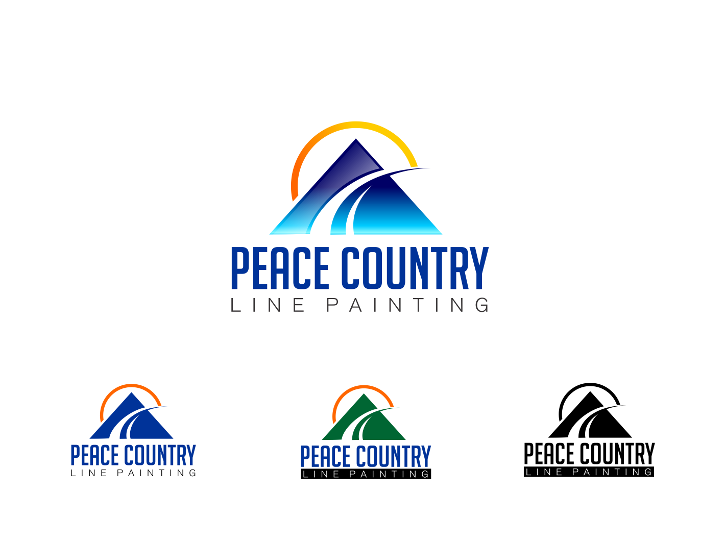 Logo Design by divergent for Peace Country Line Painting | Design #3153932
