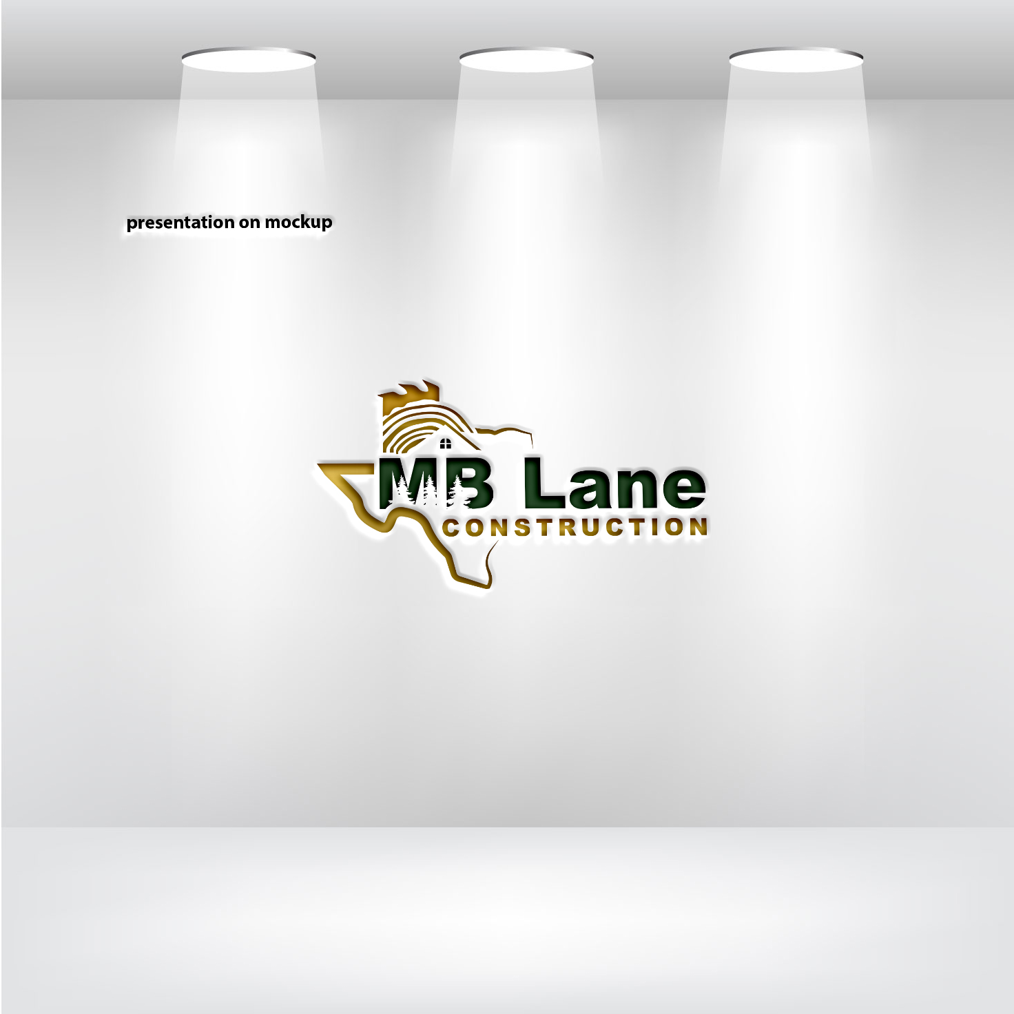 Diseño de Logo por RRR Design para MB Lane Construction | Diseño #34046004